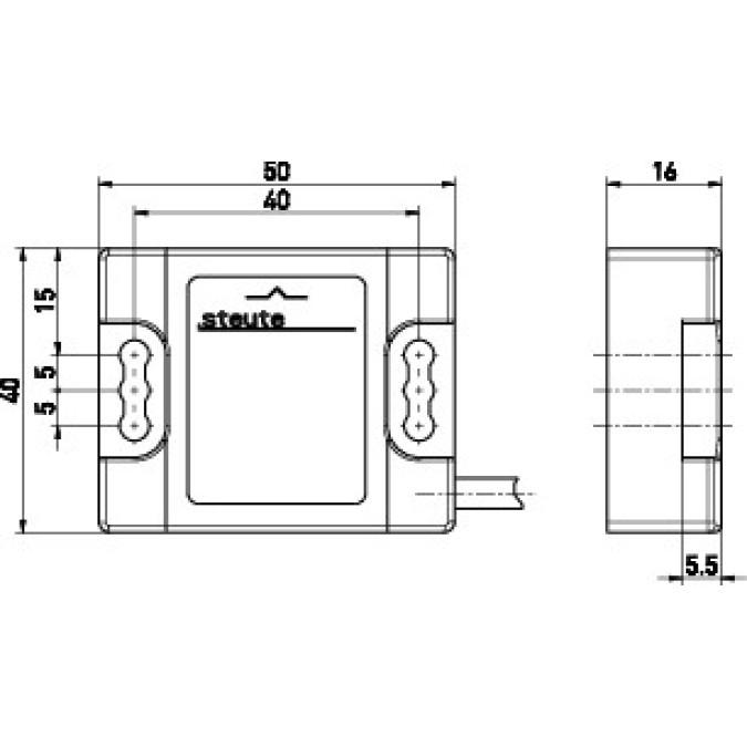 Датчик безпеки Steute Ex RC Si 56 1O/1S-5m