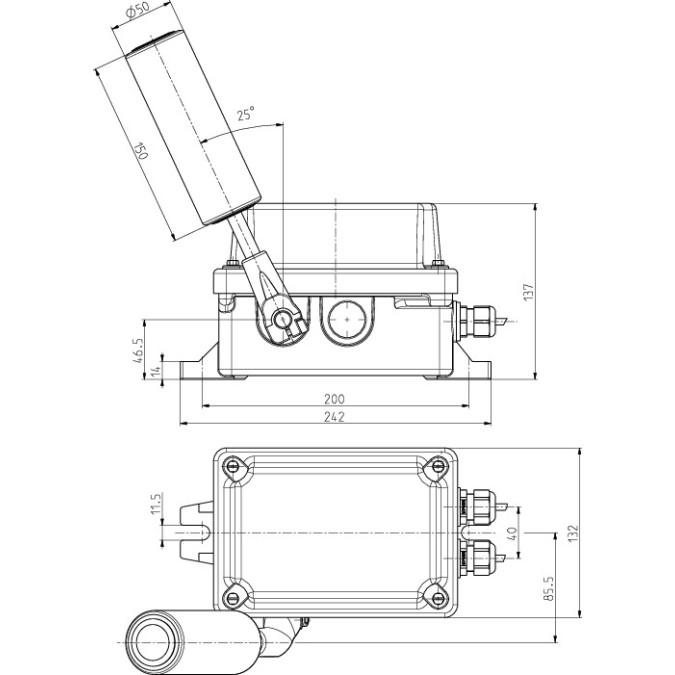 Датчик сходу стрічки Steute Ex ZS 90 SR 1OS/1OS 3m