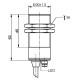 Датчик безпеки Steute Ex RC Si M30 1O/1S LED-3G/D-5m-NIRO