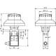 Командний пристрій Steute Ex 14 RUV-S 1O/1S 1m Kabel links
