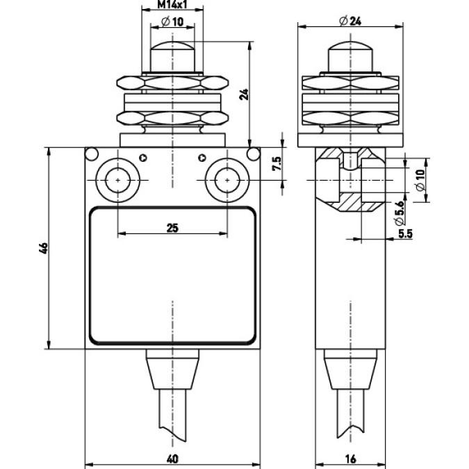 Кінцевий вимикач Steute E 12 F 2m