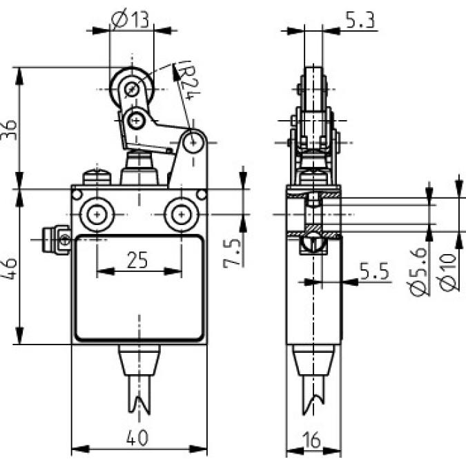 Кінцевий вимикач Steute Ex 12 WHK 5m