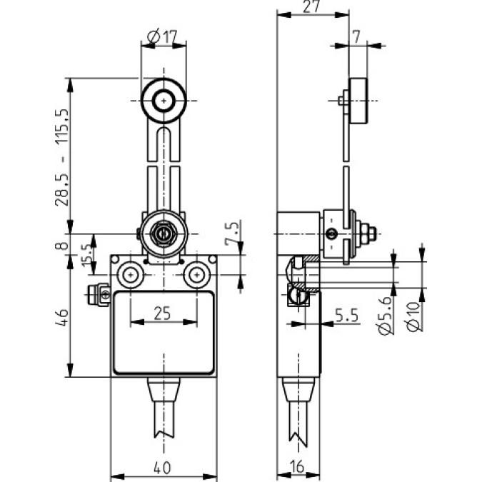 Кінцевий вимикач Steute Ex 12 DS 2m