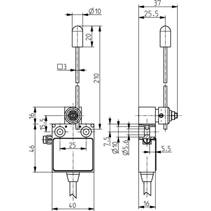 Кінцевий вимикач Steute Ex 12 DD 5m