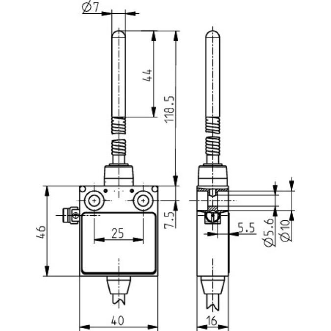 Кінцевий вимикач Steute Ex 12 TK 2m