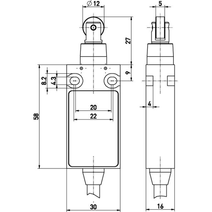 Кінцевий вимикач Steute ES 14 WR 2O/1S 2m -40°C IP66 Extreme
