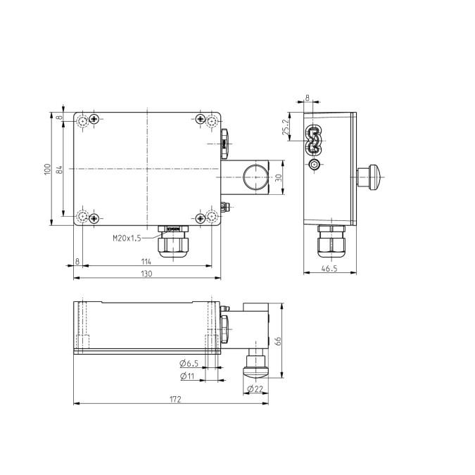 Електромагнітне блокування Steute Ex AZM 415 1O1S/1O1S A-TEI