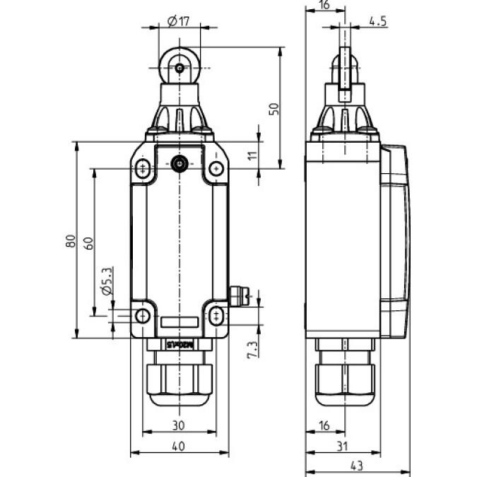 Кінцевий вимикач Steute Ex ES 98 R-11-3G/D
