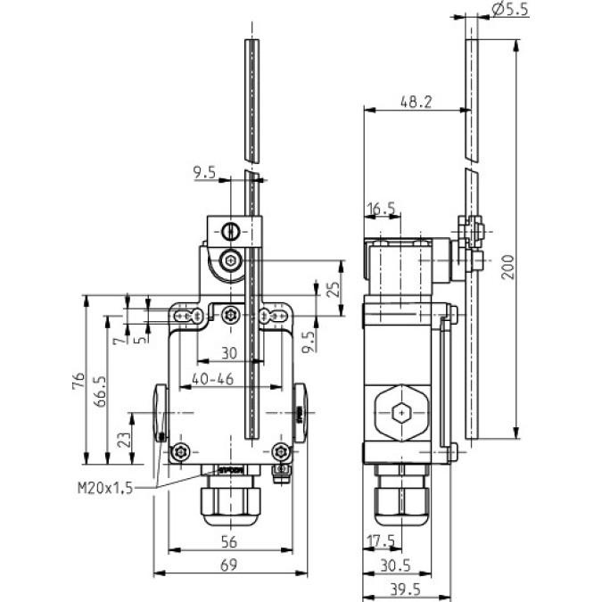 Кінцевий вимикач Steute EEx 355 4V10H 2O