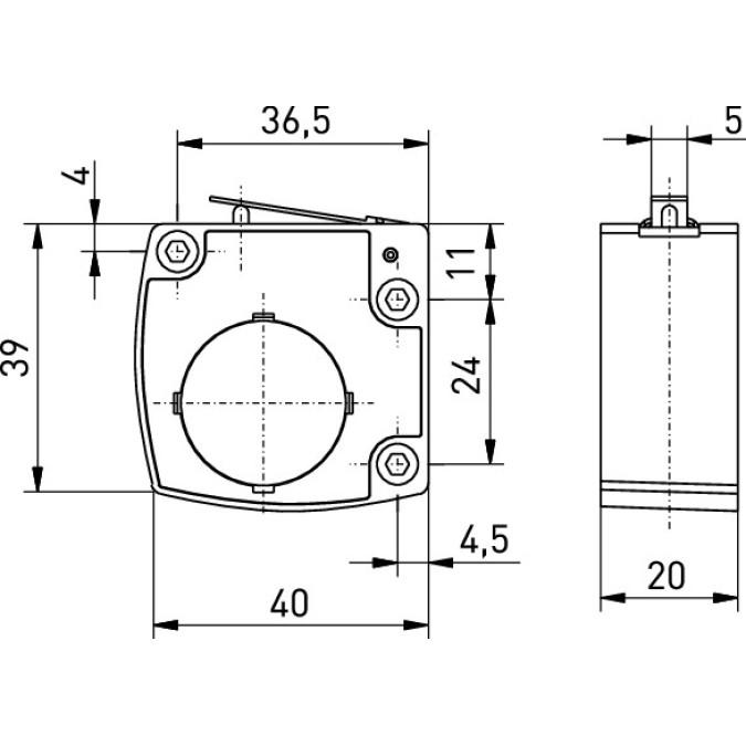 Кінцевий вимикач Steute RF 10 H SW915 mit Lithium-Batterie