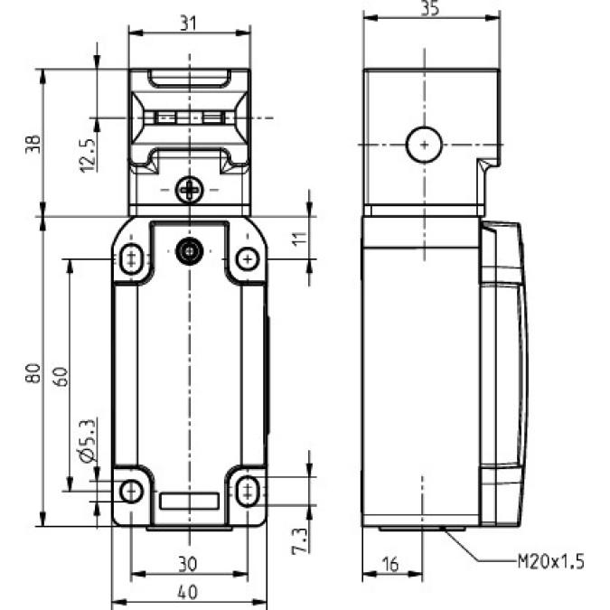 Вимикач безпеки Steute ST 98-12