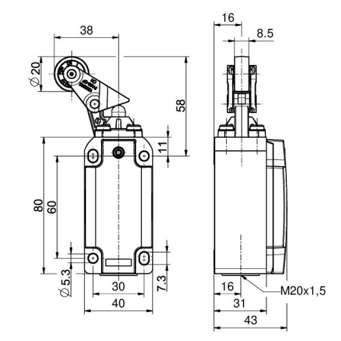 Кінцевий вимикач Steute ES 98 PH-11 -40°C IP66 Extreme