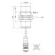 Індуктивний датчик Steute RF IS M30 nb-ST 1m