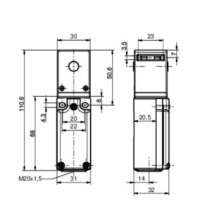 Вимикач безпеки Steute Ex ES 97 AZ/90°-11 -60°C