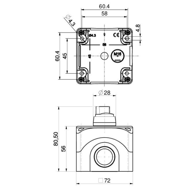 Командний пристрій Steute RF BF 74 RWA 0-I SW868-BATT