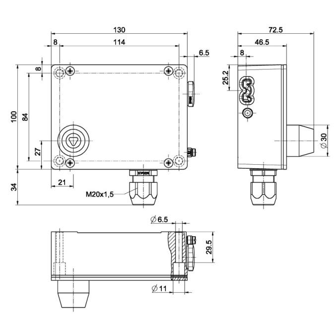 Електромагнітне блокування Steute Ex AZM 415 3NC/1NO R-FE JPEx