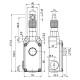 Тросовий вимикач Steute ZS 71 2O/1S WVD 100N IP67 -40°C Extreme