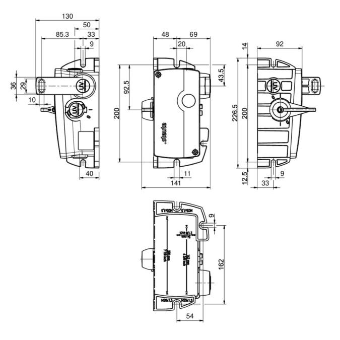 Тросовий вимикач Steute ZS 92OS 2O VD B1 KST -40°C+70°C IP66/67 Extreme