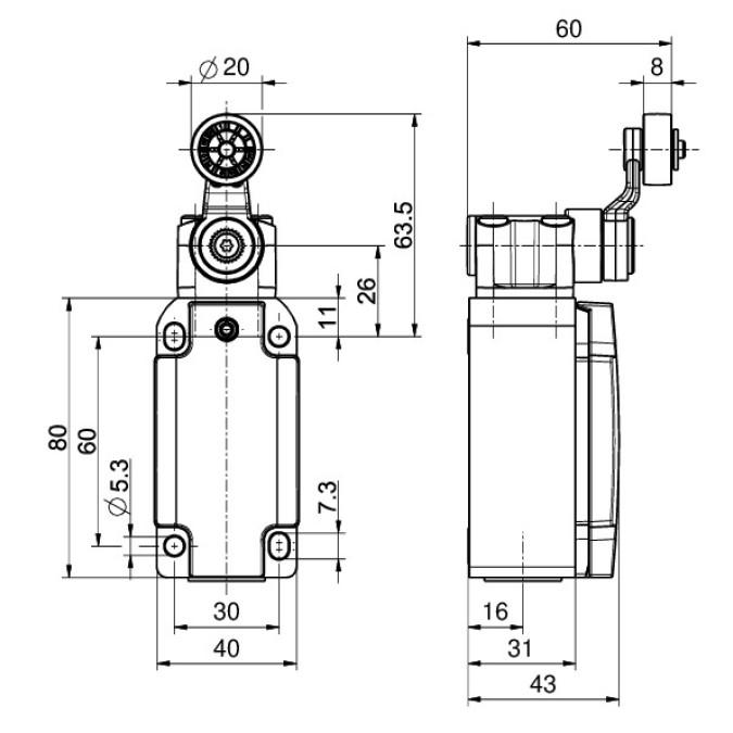 Кінцевий вимикач Steute ES 98 D-12 -40°C IP66 Extreme