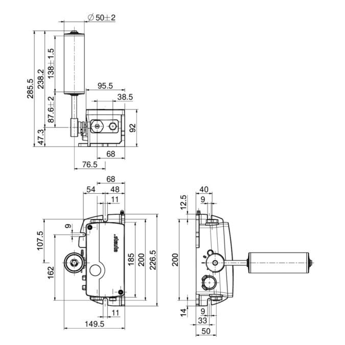 Датчик сходу стрічки Steute Ex ZS 92 SR 22 P -30°C-2D
