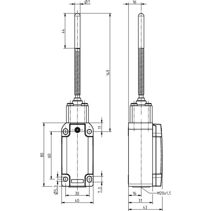 Кінцевий вимикач Steute ES 98 TK-21