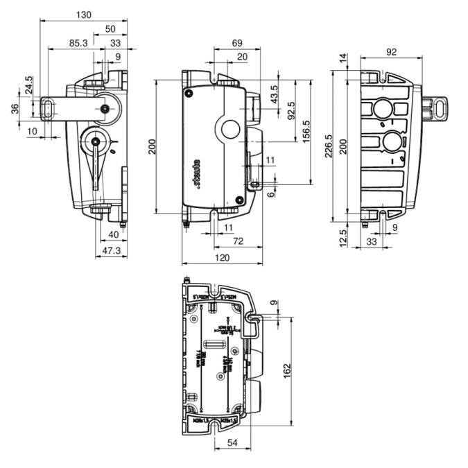 Тросовий вимикач Steute Ex ZS 92 S 22 VD F