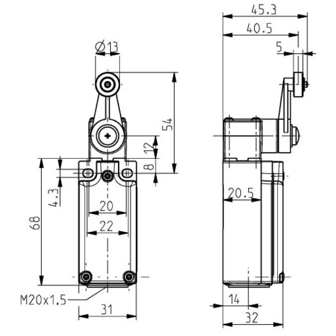 Кінцевий вимикач Steute Ex ES 97 D-11 -60°C