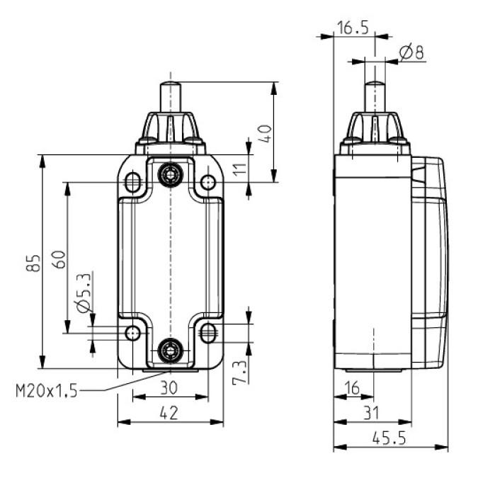 Кінцевий вимикач Steute Ex ES 99 S-11 -60°C X