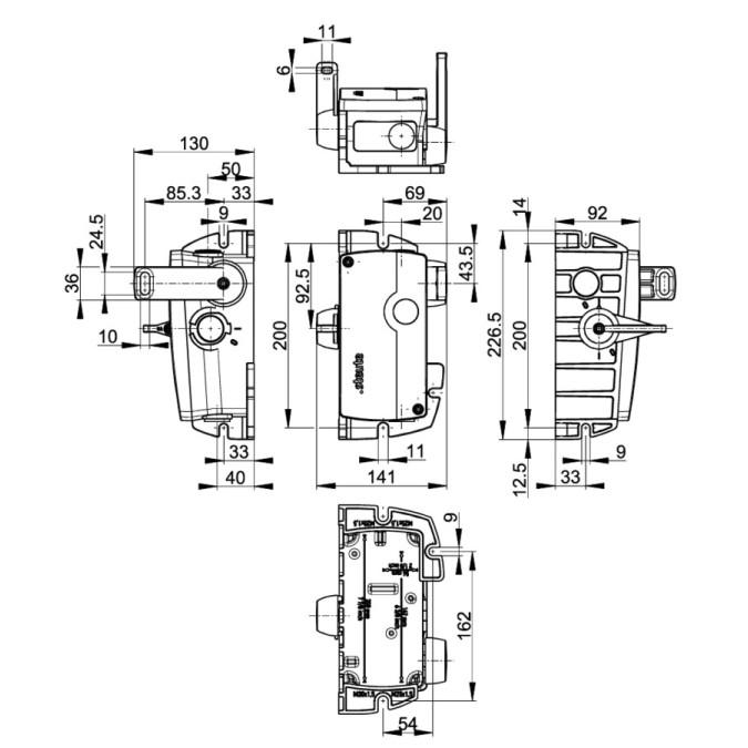 Тросовий вимикач Steute ZS 92 S 02 VD Si-Bus B Extreme