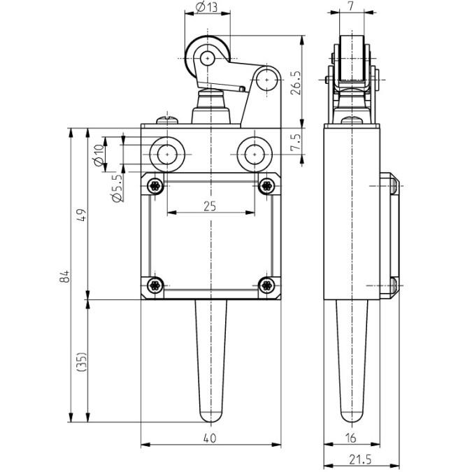 Кінцевий вимикач Steute RF 13 WH SW868