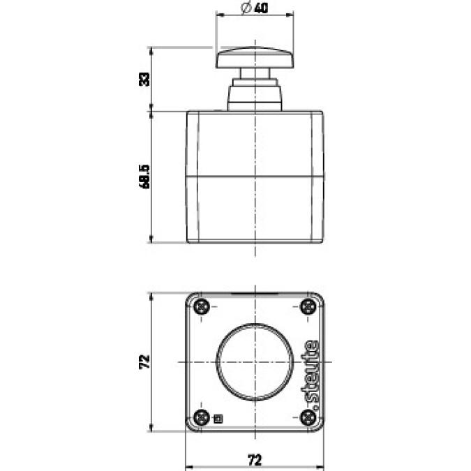 Командний пристрій Steute RF BF 72 RS SW SW917