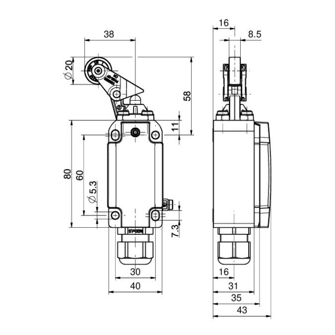 Кінцевий вимикач Steute Ex ES 98 PH-11 -40°C