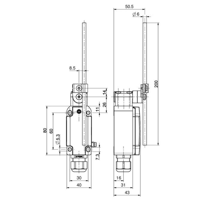 Кінцевий вимикач Steute Ex ES 98 DD-02 -40°C