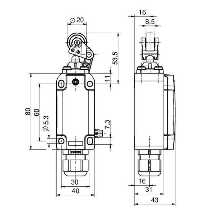 Кінцевий вимикач Steute Ex EM 98 H-11 -40°C