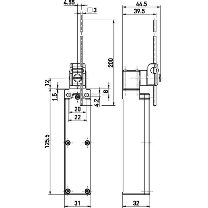 Кінцевий вимикач Steute RF 96 DD SW868