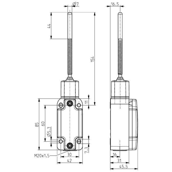 Кінцевий вимикач Steute Ex ES 99 TK-02 -60°C X
