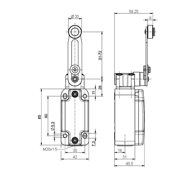 Кінцевий вимикач Steute Ex EM 99 DS-11 -60°C X