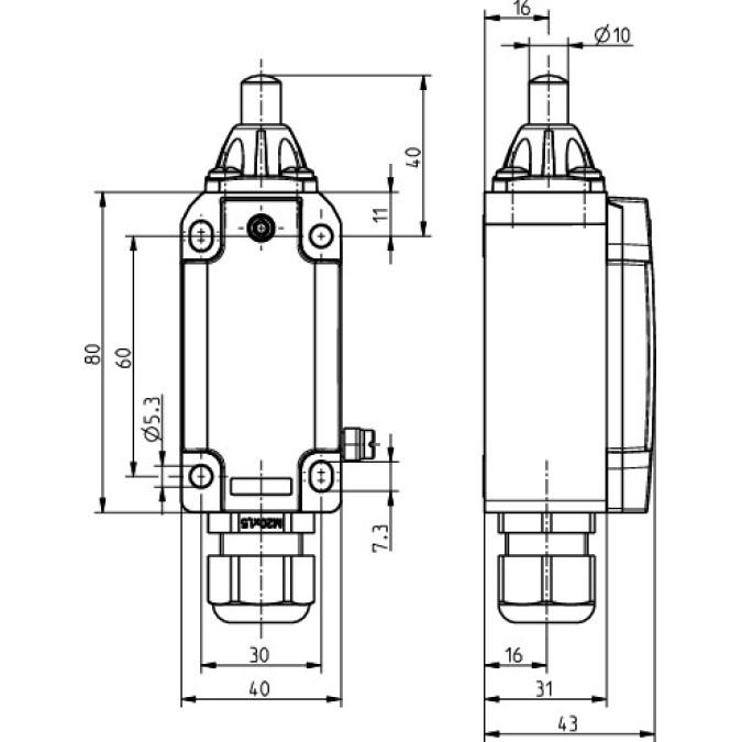 Кінцевий вимикач Steute Ex ES 98-11-3G/D