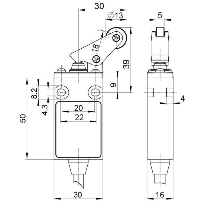 Кінцевий вимикач Steute Ex 14 WPH 2O 5m -40°C