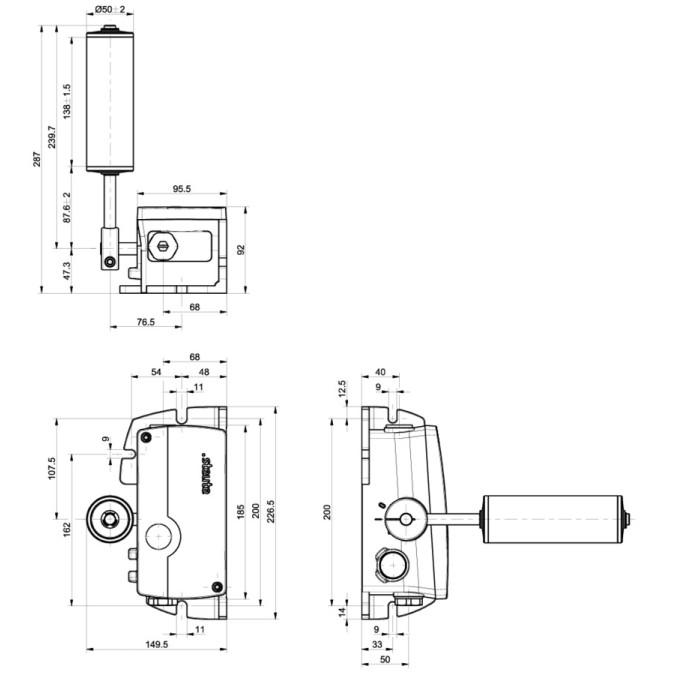 Датчик сходу стрічки Steute ZS 92 SR 22 -40°C+85°C Extreme