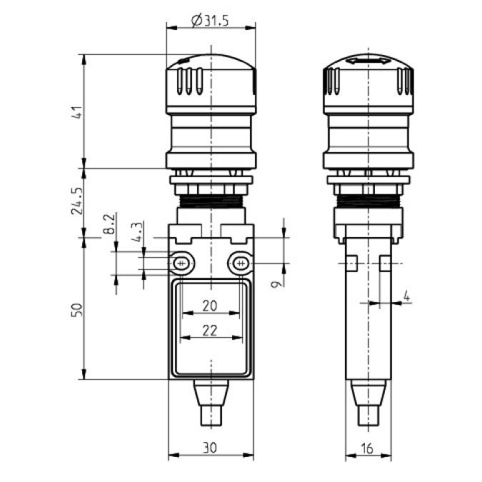 Командний пристрій Steute Ex 14 QRUV 2O 5m