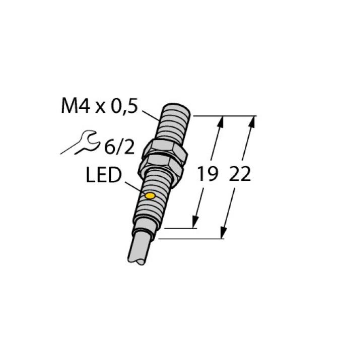 Індуктивний датчик TURCK BI1-EG04-AP6X