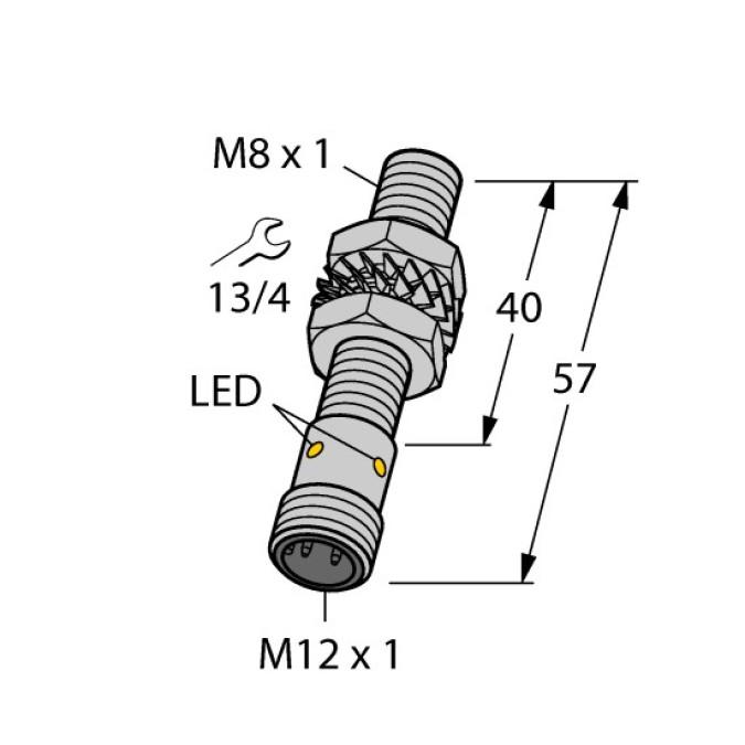 Індуктивний датчик TURCK BI1.5U-EG08-AP6X-H1341