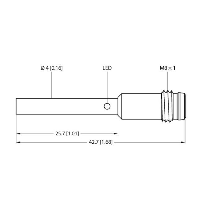 Індуктивний датчик TURCK BI1-EH04-AP6X-V1331