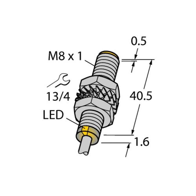 Індуктивний датчик TURCK BI3-M08E-VN6X 7M