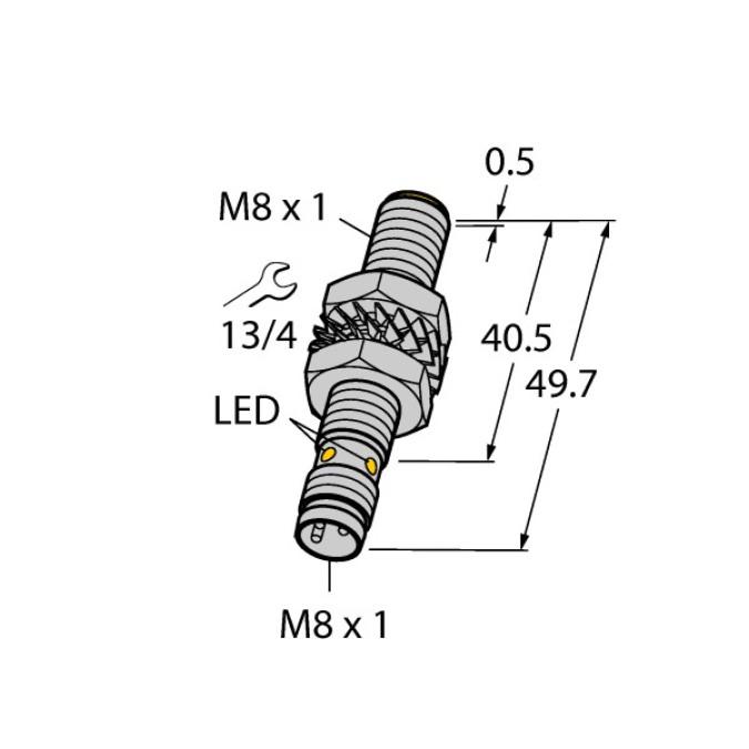 Індуктивний датчик TURCK BI2-M08E-AN6X-V1131