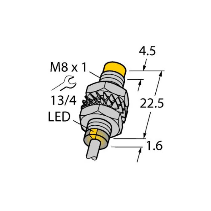 Індуктивний датчик TURCK NI3-M08K-VP6X 7M