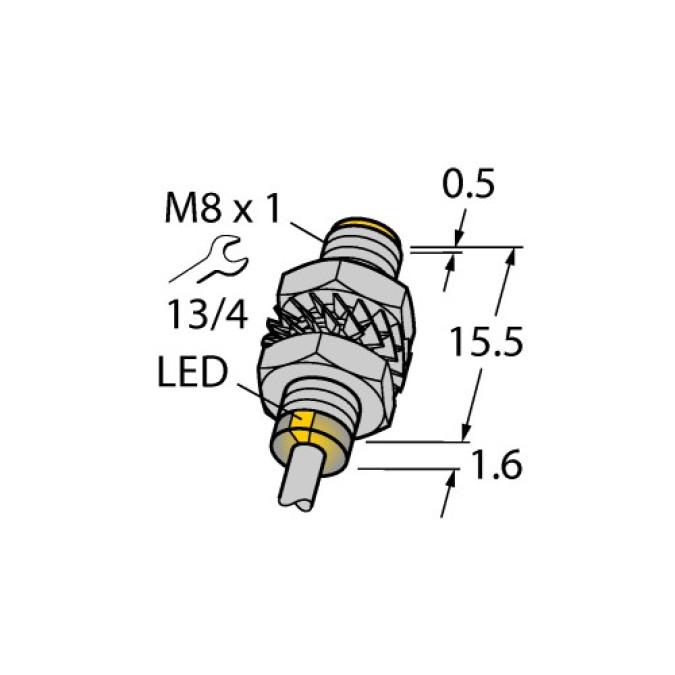 Індуктивний датчик TURCK BI3-M08KK-AP6X