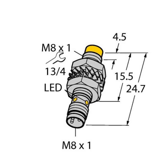 Індуктивний датчик TURCK NI5-M08KK-AN6X-V1131