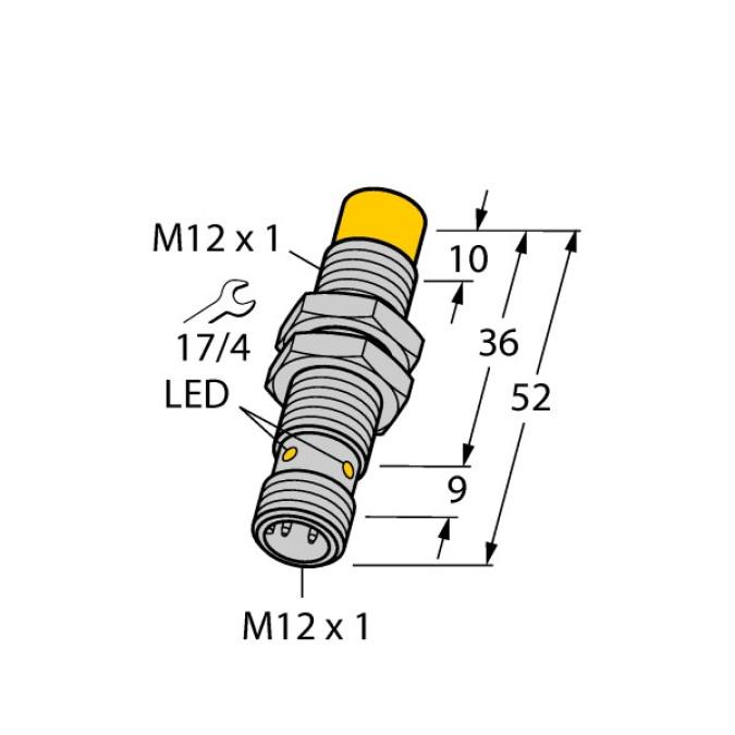 Індуктивний датчик TURCK NI10U-EM12-AP6X-H1141